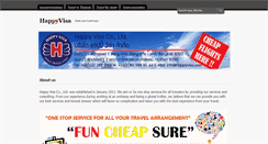 Desktop Screenshot of happyvisa.com